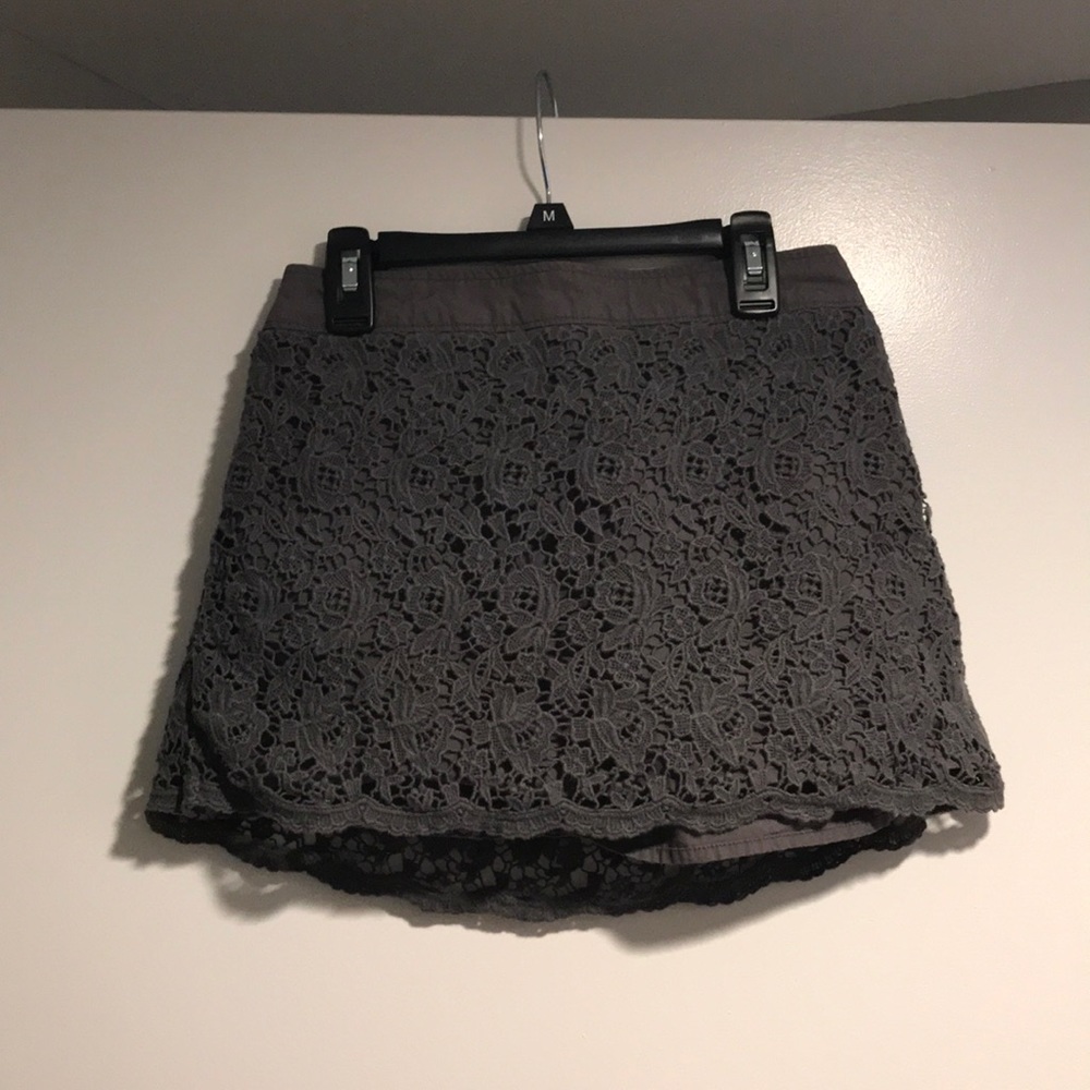Abercrombie & Fitch charcoal grey skirt